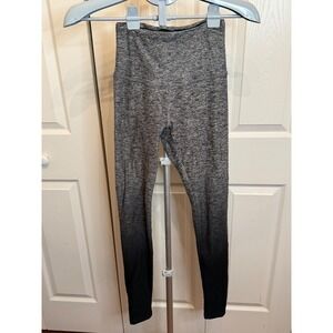 Beyond Yoga Ombre Leggings Heather Grey Black‎ High Waisted Athleisure XS